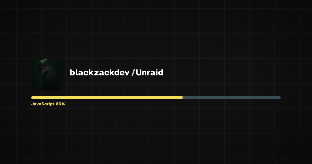 Preview of Unraid