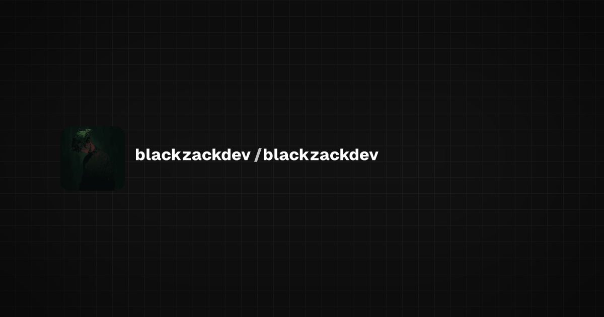 Preview of blackzackdev