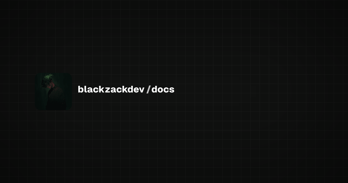 Preview of docs
