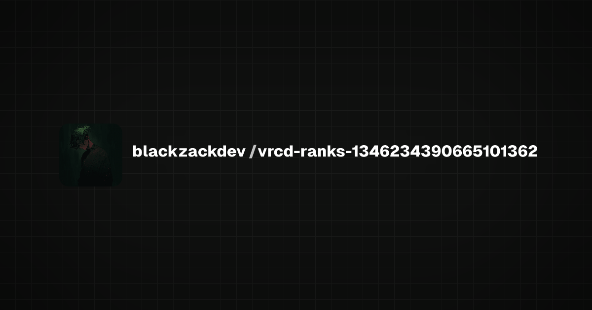 Preview of vrcd-ranks-1346234390665101362